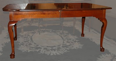 Lot 3209 - Queen Anne Style Dining Table with Three...