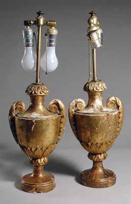 Lot 2486 - Pair of Continental Neoclassical Gilt-Wood...