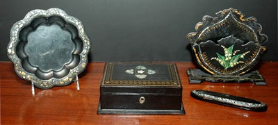 Lot 259 - Group of Papier Mache Table Decorations...