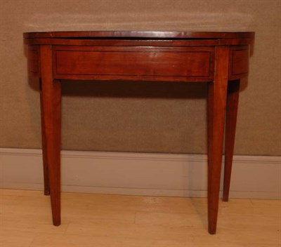 Lot 558 - Federal Style Mahogany Fold-Over Baize Lined...