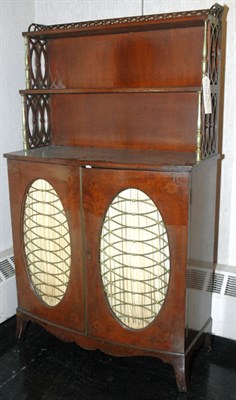 Lot 108 - Regency Style Brass Mounted Mahogany...