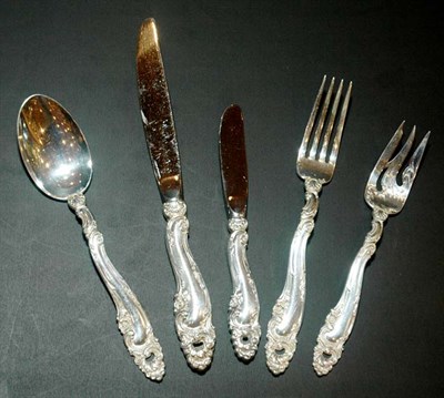 Lot 352 - Gorham Sterling Silver Flatware Service In the...