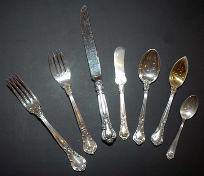 Lot 370 - Gorham Sterling Silver Flatware Service In the...