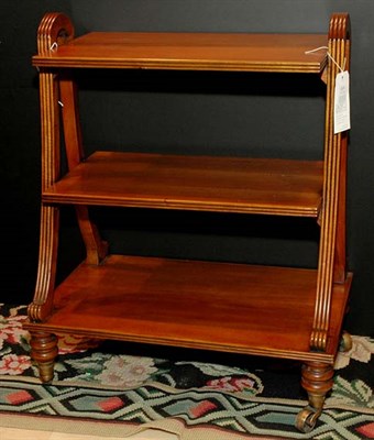 Lot 429A - Georgian Style Mahogany Three-Tier Dessert...
