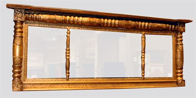 Lot 292 - Classical Style Gilt-Wood Overmantel Mirror...