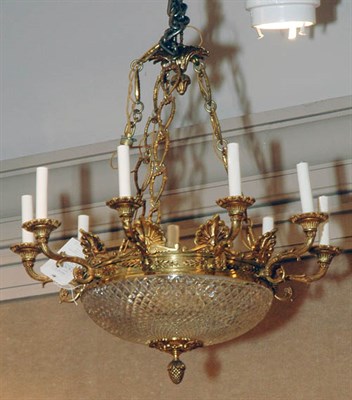 Lot 414E - Neoclassical Style Gilt-Metal and Glass...
