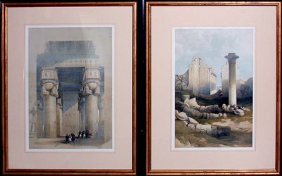 Lot 138 - After David Roberts KARNAC and VIEW FROM UNDER...