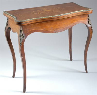 Lot 2413 - Louis XV Style Gilt-Bronze Mounted Marquetry...