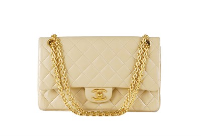 Lot 282 - Chanel Beige Quilted Bag French, early 1980s...