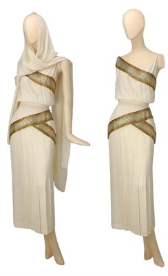 Lot 135 - Chanel Grecian Style Two-Piece Gown French,...
