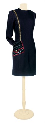 Lot 132 - Chanel Trompe L'Oeil Embroidered Day Dress...
