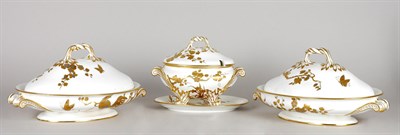 Lot 553 - Mintons Gilt and Silver Decorated Porcelain...