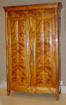 Lot 3458 - French Provincial Fruitwood Armoire Height 7...