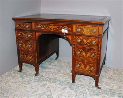 Lot 2318 - Edwardian Marquetry and String Inlaid Walnut...