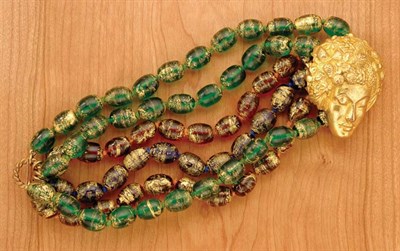Lot 228 - Canovas Venetian Glass Bracelet French, 1980s...