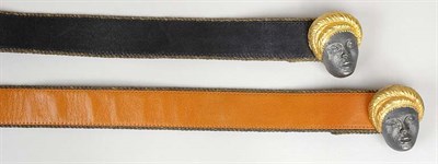 Lot 233 - Two Canovas Turks Head Buckle Belts French,...