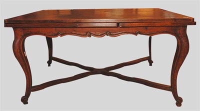 Lot 347 - Louis XV Style Parquetry Draw-Leaf Dining...