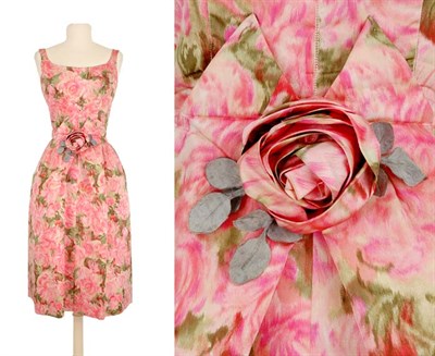 Lot 39 - Elizabeth Arden Warp Print Cocktail Dress...