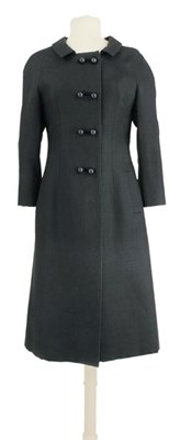 Lot 43 - Elizabeth Arden Black Linen Coat American,...