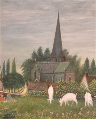 Lot 4018 - Ferdinand Desnos French, 1901-1958 EGLISE AUX...