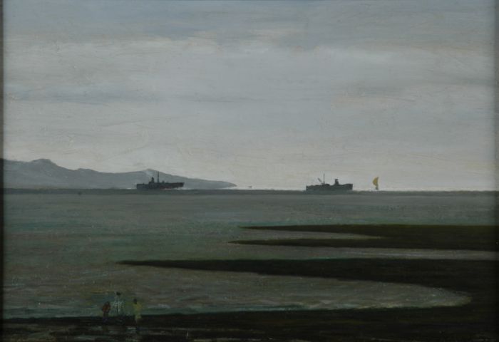 Lot 1067 - Richard Eurich British, 1903-1992 DARK SOLENT...