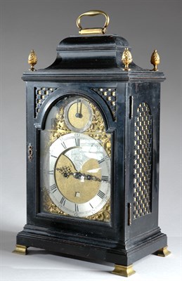 Lot 439 - George III Brass Mounted Ebonized Bracket...