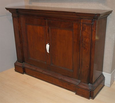 Lot 2256 - Classical Mahogany Side Cabinet The molded...