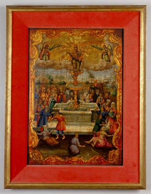Lot 2463 - Russian Icon 19th Century Depicting Jesus...