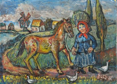 Lot 1282 - David Burliuk Russian/American, 1882-1967...