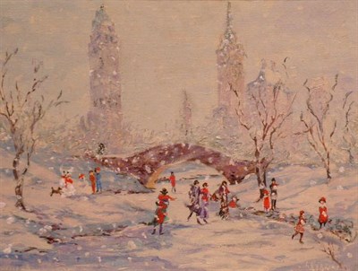 Lot 1041 - Sue Lebron American, 20th century SKATERS ON A...