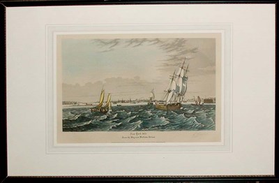 Lot 128 - Roger Varin NEW YORK 1835, FROM THE BAY NEAR...