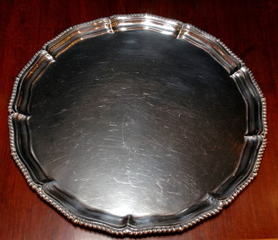 Lot 443 - DeMatteo Sterling Silver Circular Tray...