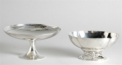 Lot 434 - Tiffany Sterling Silver Compote; Together with...