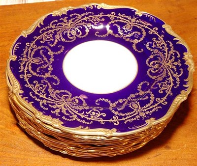 Lot 598 - Set of Twelve Coalport Porcelain Service...