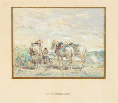 Lot 2042 - Jules Jacques Veyrassat French, 1828-1893 DRAY...