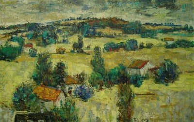 Lot 100 - Bellixs American, 20th century LANDSCAPE...
