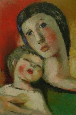 Lot 78 - Attributed to Miguel Montaner MOTHER AND CHILD...
