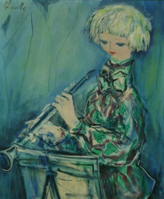 Lot 101 - Henri Laville French, b.1916 GIRL WITH...