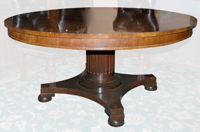 Lot 3153 - Neoclassical Style Mahogany Pedestal Dining...