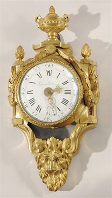 Lot 369 - Louis XVI Gilt-Bronze Cartel Clock Late 18th...