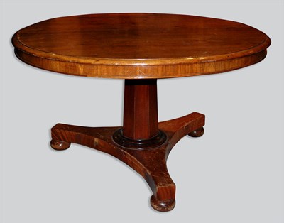 Lot 1176 - Georgian Style Mahogany Circular Pedestal...