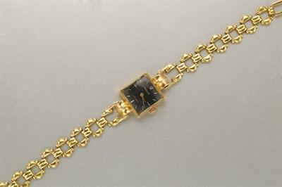 Lot 1095 - Two-Color Gold Wristwatch