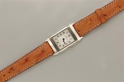 Lot 1234 - Stainless Steel Reverso Wristwatch