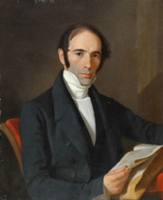 Lot 1164 - John Trumbull 1756-1843 PORTRAIT OF REVEREND...