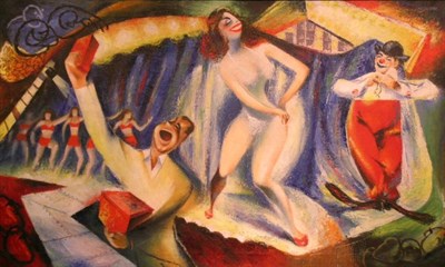Lot 86 - Howard Koslow American, b. 1924 SIDE SHOW,...