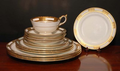 Lot 356 - Aynsley Gilt Decorated Porcelain Dinner...