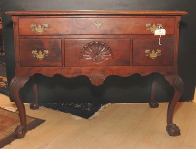 Lot 464 - Georgian Style Mahogany Lowboy Height 29 1/2...