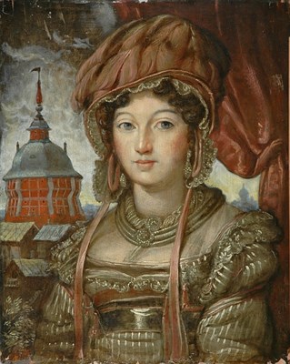 Lot 1098 - Russian School 19th Century PORTRAIT OF YULIA...