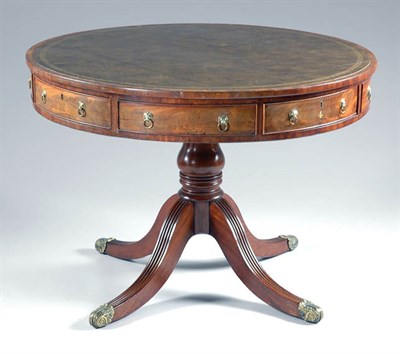 Lot 449 - George III Mahogany Drum Table Late 18th...