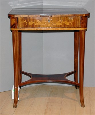 Lot 666 - Continental Neoclassical Marquetry Inlaid...